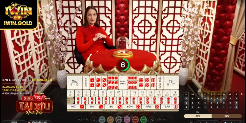 Sảnh Sexy IWIN - Trải Nghiệm Casino Trực Tuyến Cực Cuốn Hút 3 Trải nghiệm ván Sicbo trực tuyến
